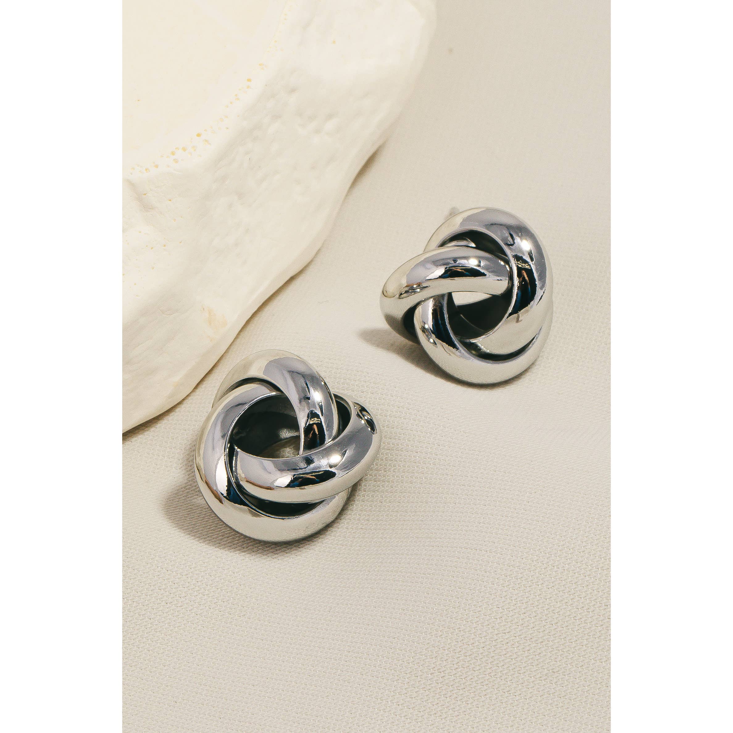 Anarchy Street - Wholesale Stud/Post Earrings - Metallic Knot Stud Earrings2