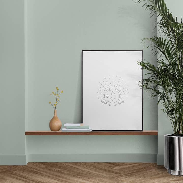 Saskia Lucy - Wholesale Art Print - Sea View Illustrated Art Print1