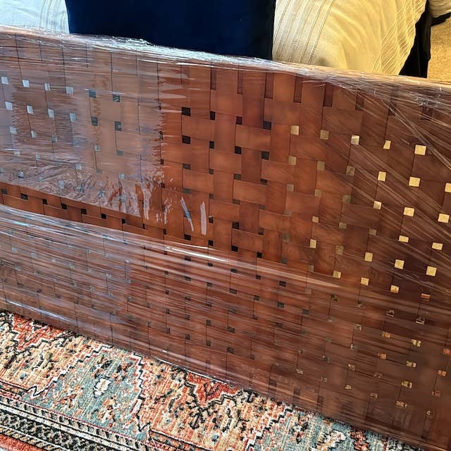 BohoVibeCraft - Vente Tête de lit - Tête de lit en cuir tressé marocain, naturellement élégante13