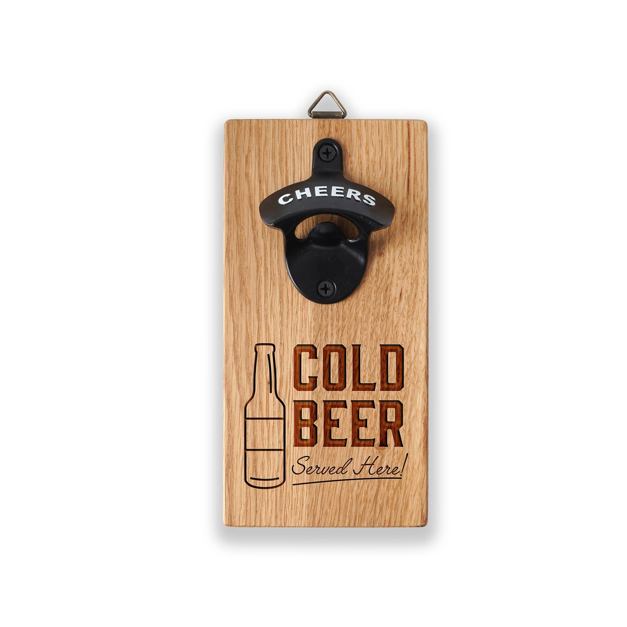 CGB Giftware – wholesale Bottle/wine opener – 'Cold Beer Served Here' Wall Mounted Bottle Opener1