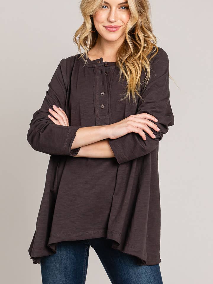 Cotton Bleu - Wholesale Tunic - Women's - 64682 - Everyday Fall/Winter Flowy Women's Top13