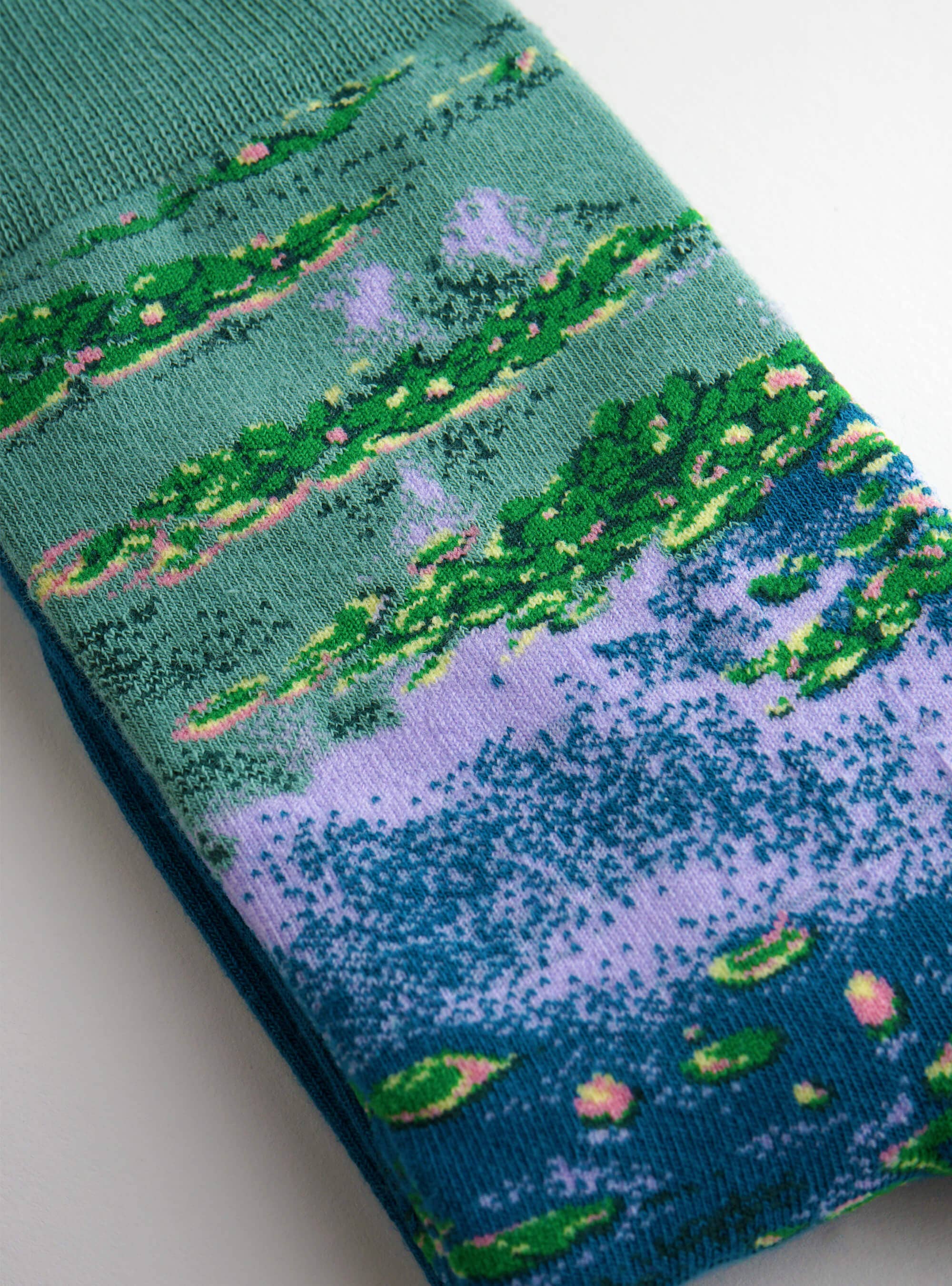 Kunstsokken - Wholesale Socks - Unisex - Water lilies3