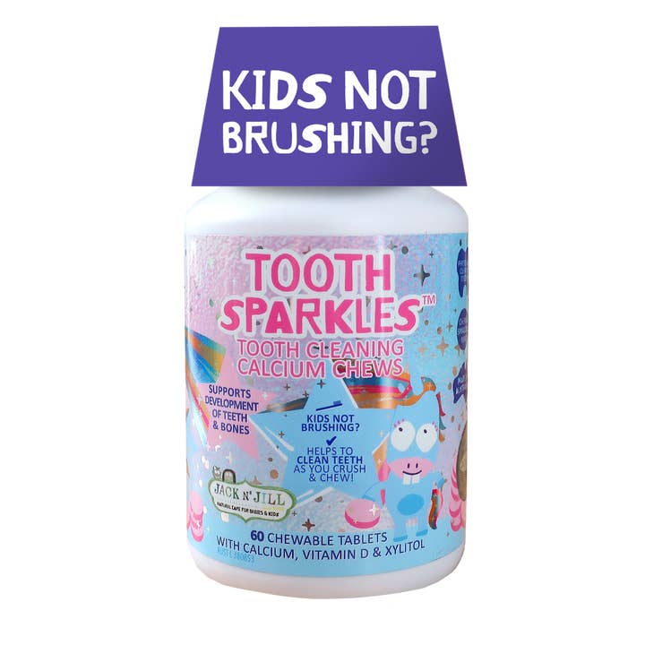 Jack N' Jill Kids - Wholesale Oral Supplement/Vitamin - Tooth Sparkles 60 pack - Tooth Cleaning chews