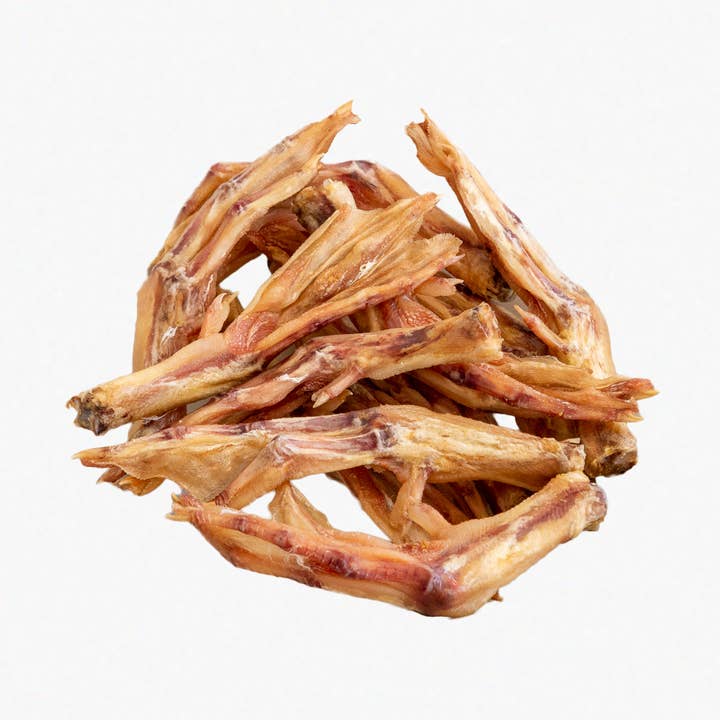 Dehydrated Duck Feet for wholesale by Wild n Fresh Treats