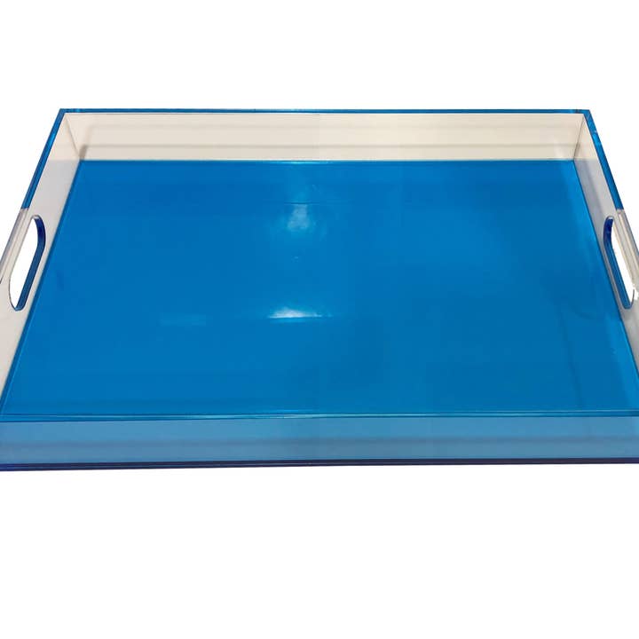 Decorium Living - Wholesale Serving Tray - Lucite Tray with handle3