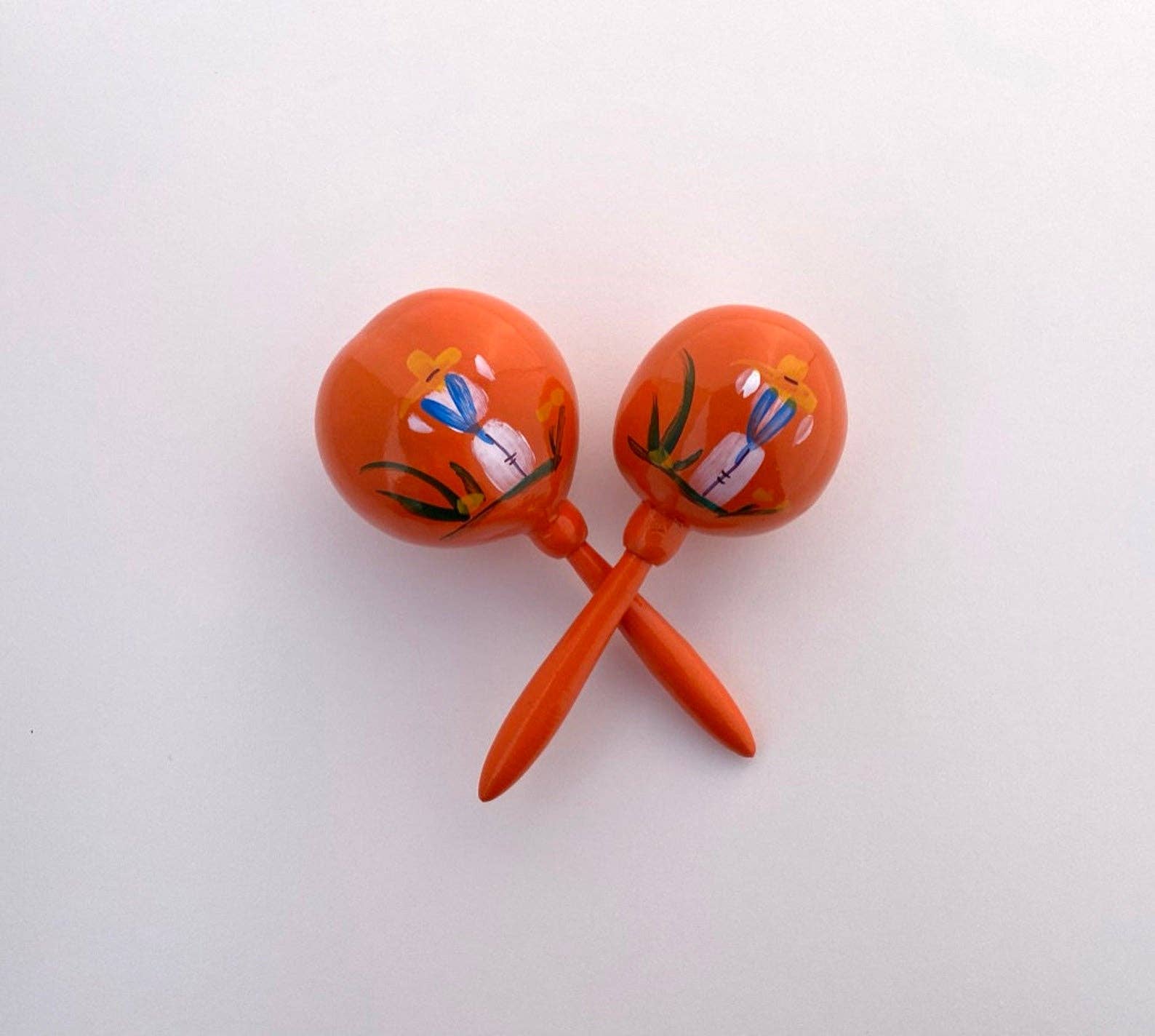 Fiesta Fancies - Vente Cadeaux pour invités - Maracas Fiesta Party Favors peints à la main (1 paire), cadeau de fête8