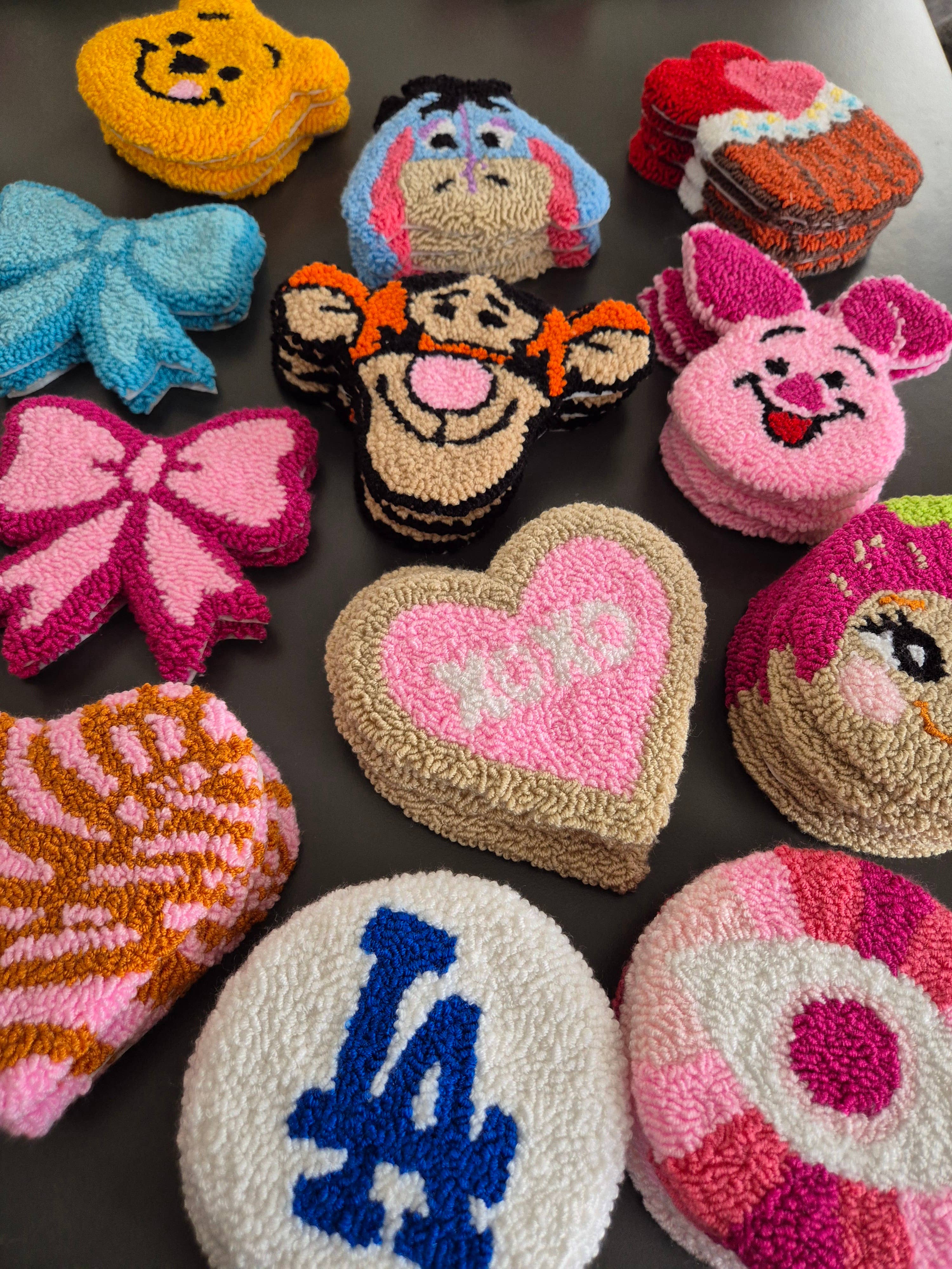 despinacrafting - Wholesale Coasters - Punch Needle Coaster, Mug Rug, Table Decor14