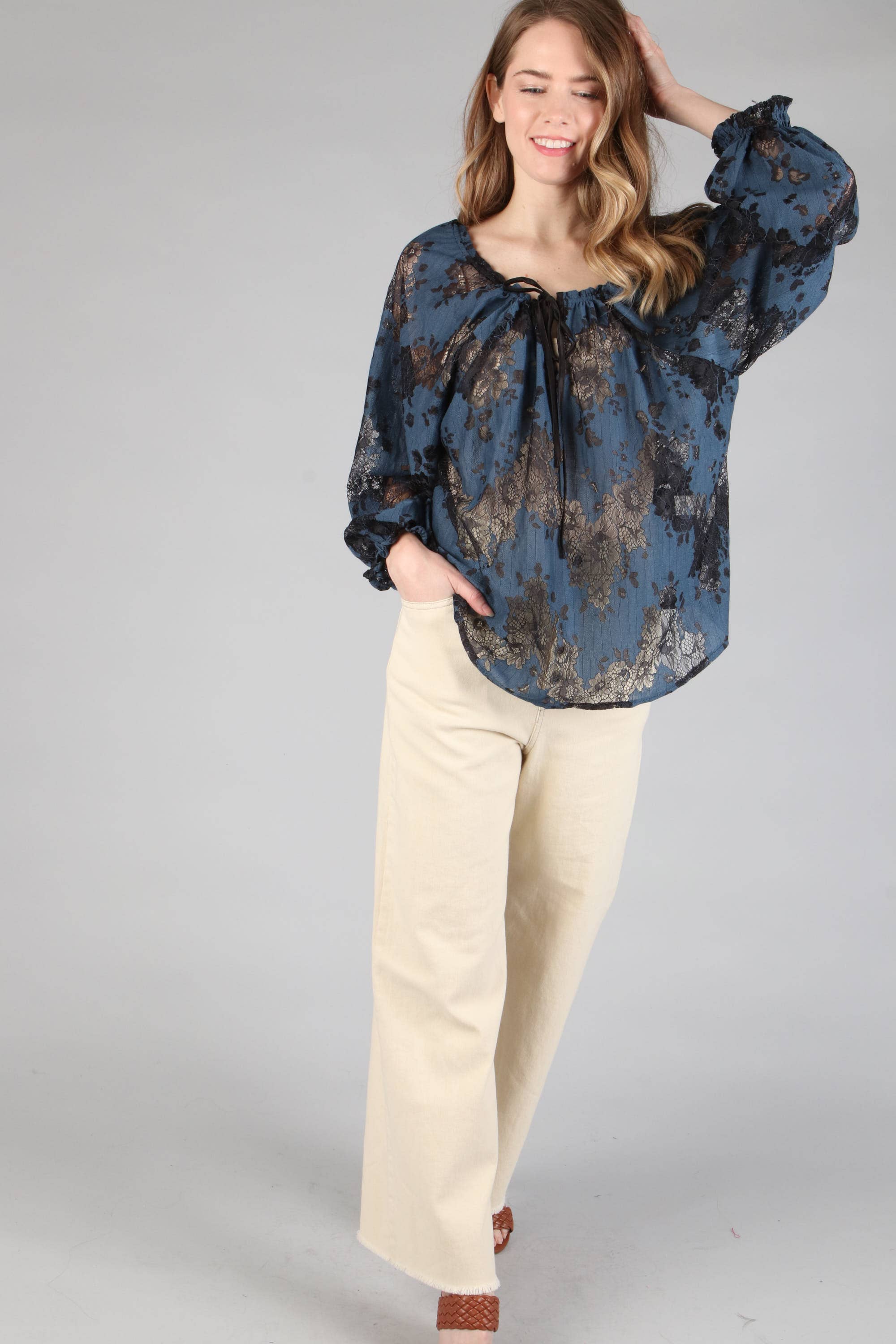 P.S Kate - Vente Pantalon – femme - [✨MEILLEURE VENTE] Pantalon boutonné uni très extensible P18659- PLUS7