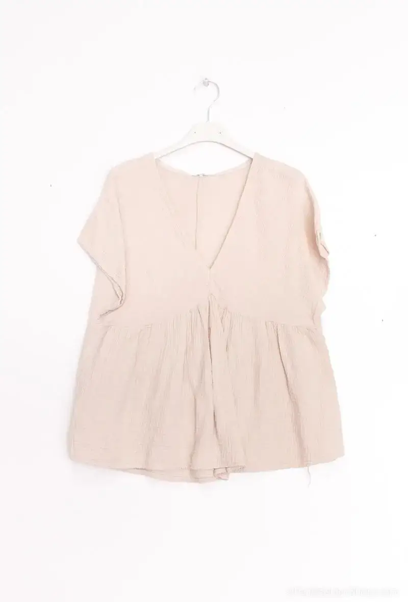 Mimi & Gogo - Wholesale Blouse - Women's - Cotton Gauze Blouse @5234-HGazeV8