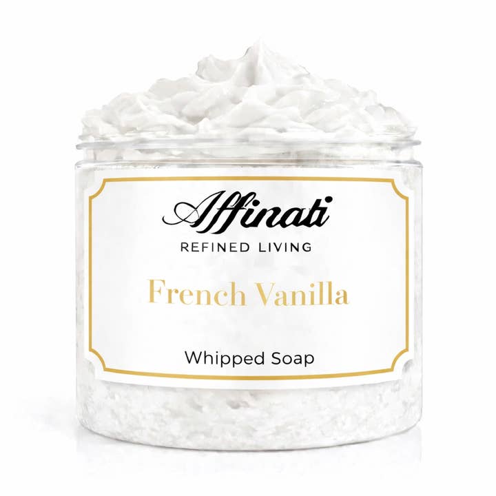 Französische Vanille-Schlagsahne-Seife - 20 oz für den Großhandel von Affinati