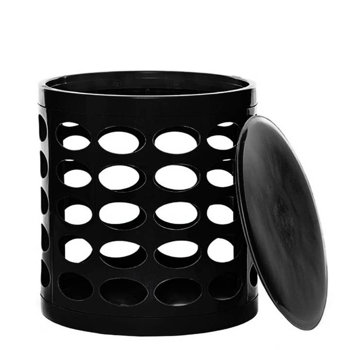 Black Storage Stool by OTTO for wholesale by Otto Storage