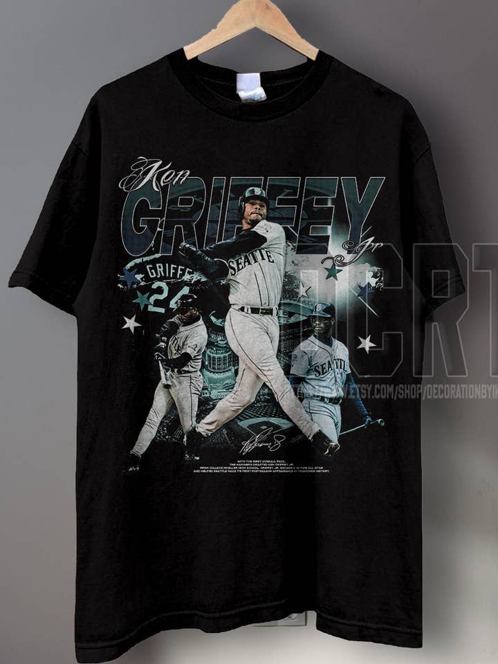 TheKingShirt - Wholesale Graphic Sweatshirt - Women's - Ken Griffey Jr. Shirt - Vintage 90S Baseball Graphic Tee2