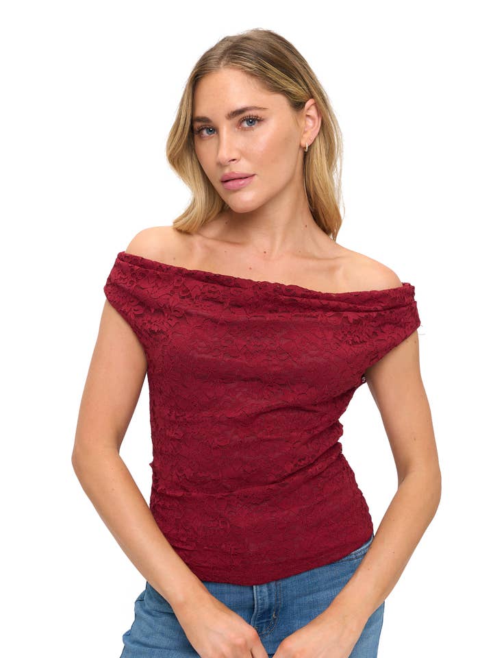 OFF SHOULDER TOP for wholesale by Ariella USA