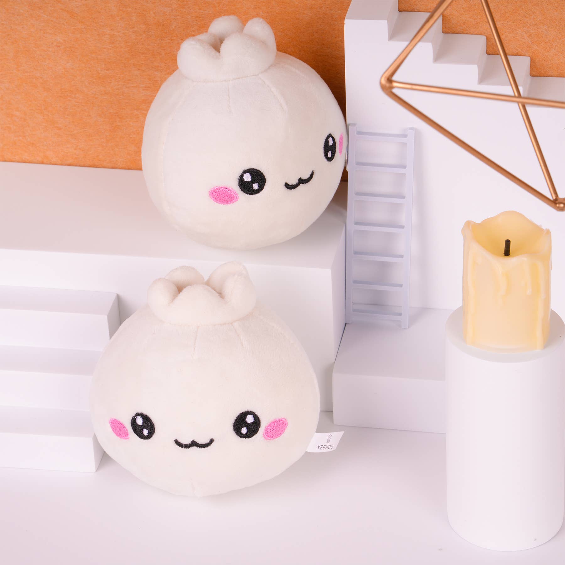 CapyFun - Wholesale Keychain - Unisex - Dumpling Bao Dim Sum Plush Keychain Gift Stocking Stuffer4
