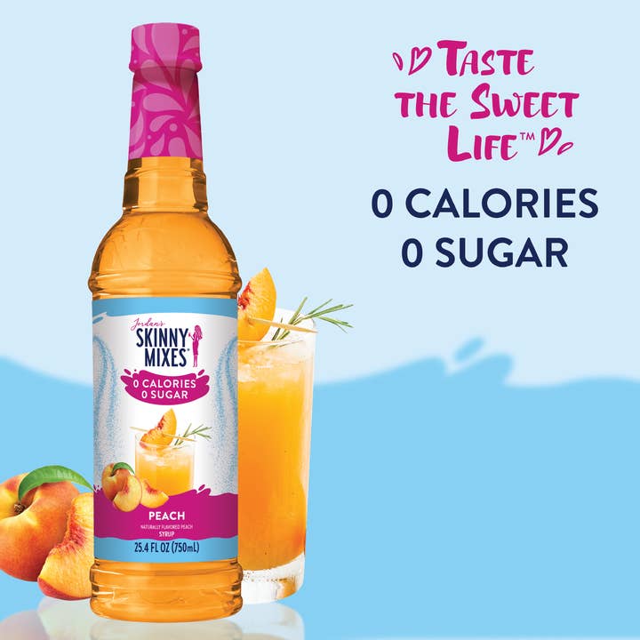 Jordan's Skinny Mixes - Wholesale Cocktail Mix/Syrup - Sugar Free Peach Syrup