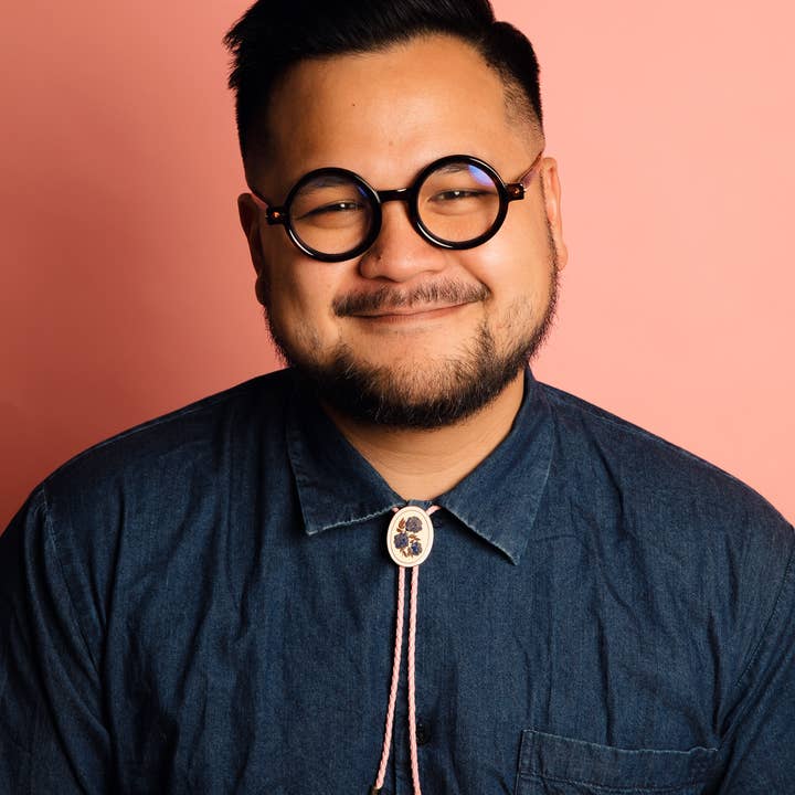 Tiny Deer Studio - Wholesale Woven necklace - Floral Bolo Tie with Crush7