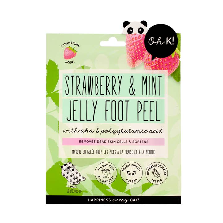 Oh K! Strawberry & Mint Jelly Foot Peel
for wholesale by Oh K!