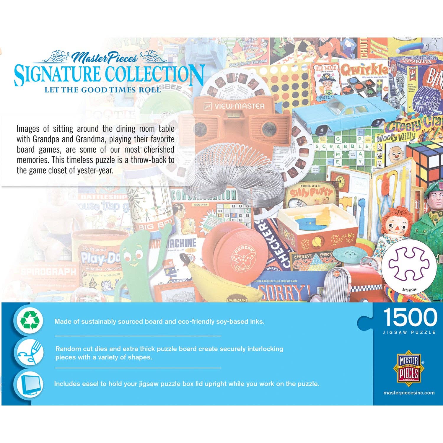 Masterpieces Puzzles - Vente Puzzle – adulte - Signature - Que les bons temps roulent Puzzle de 1500 pièces2