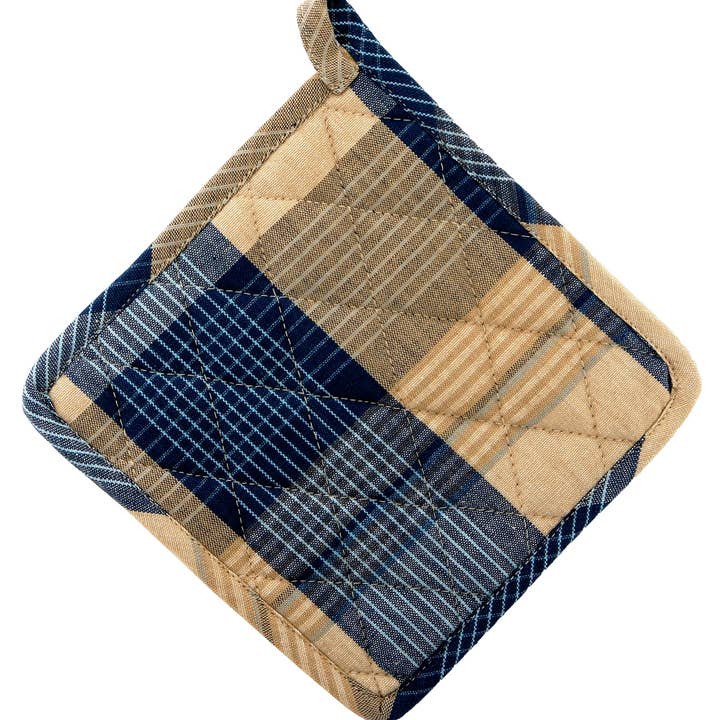 Pot Holder - Sand Blue for wholesale by Accent Linen