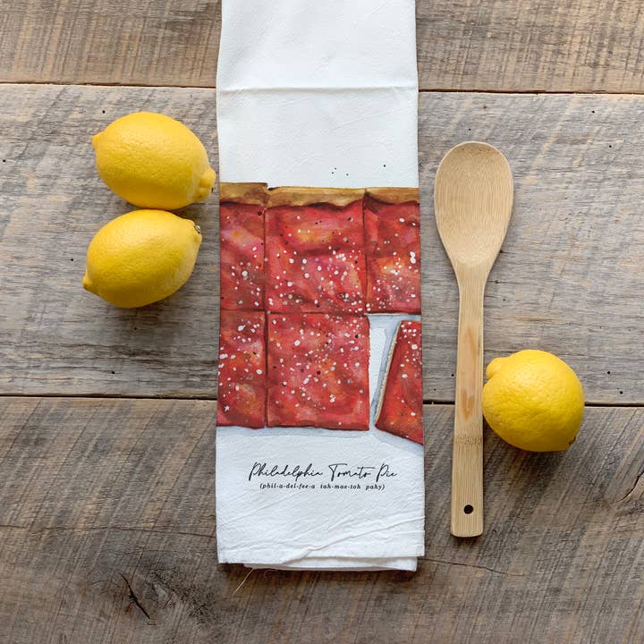 Serviette de farine à tarte aux tomates de Philadelphie pour la vente par Meadowbrook Lane