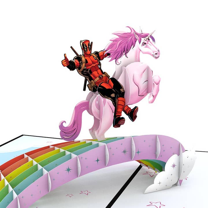 Marvel's Deadpool: Greatest Papa Pop-Up Card 5x7" for wholesale by Lovepop Cards