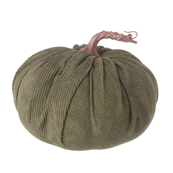 GREEN CORD FABRIC PUMPKIN for wholesale by Heaven Sends