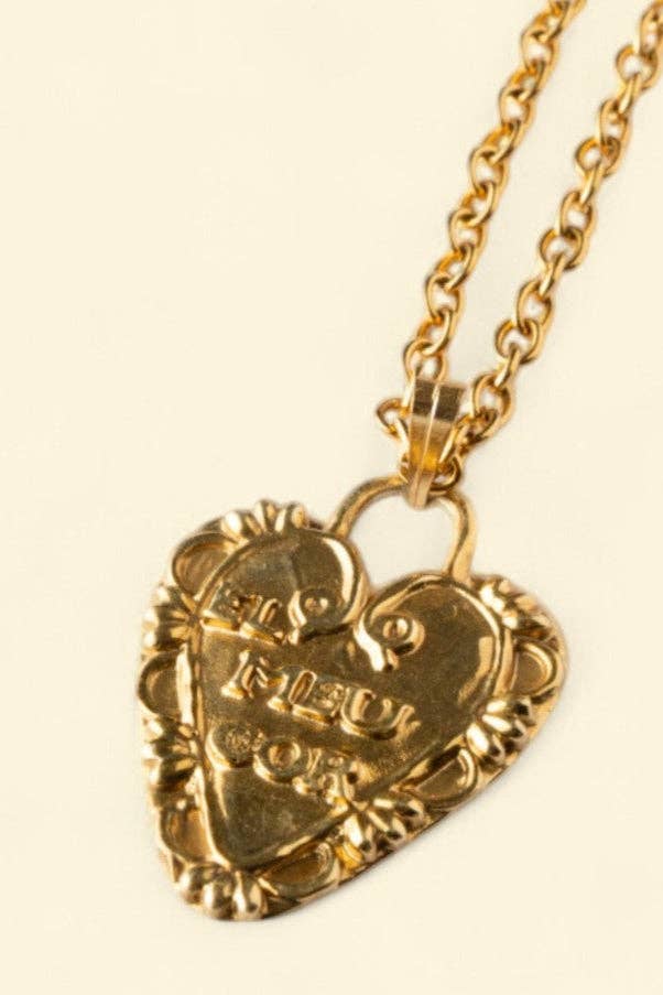Persea Jewelry - Wholesale Pendant/Charm Necklace - Collar El Meu Cor Oro2