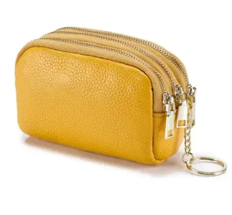 Sweet Cherry Sky - Wholesale Coin Purse - Women's - Genuine Leather Coin Purse Keychain Jewelry4