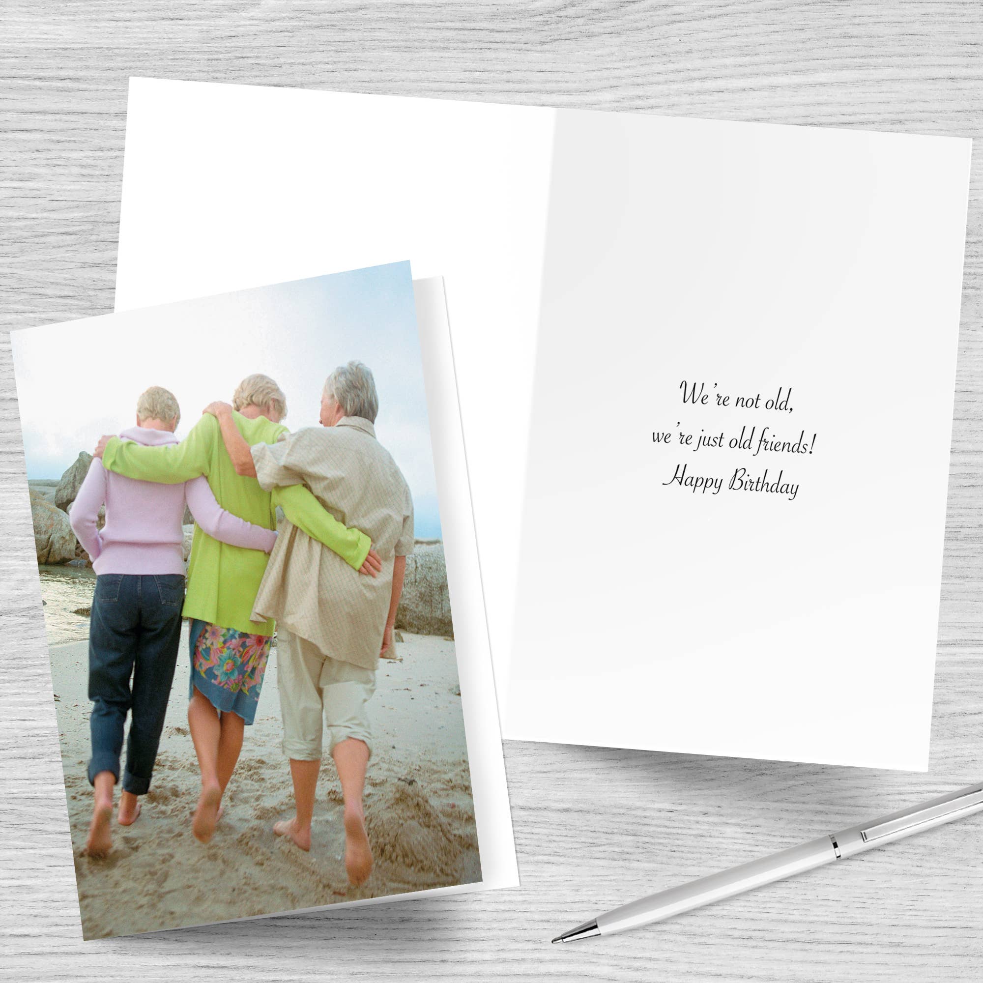 Northern Exposure - Wholesale Birthday Card - Old Friends Happy Birthday Greeting Card2