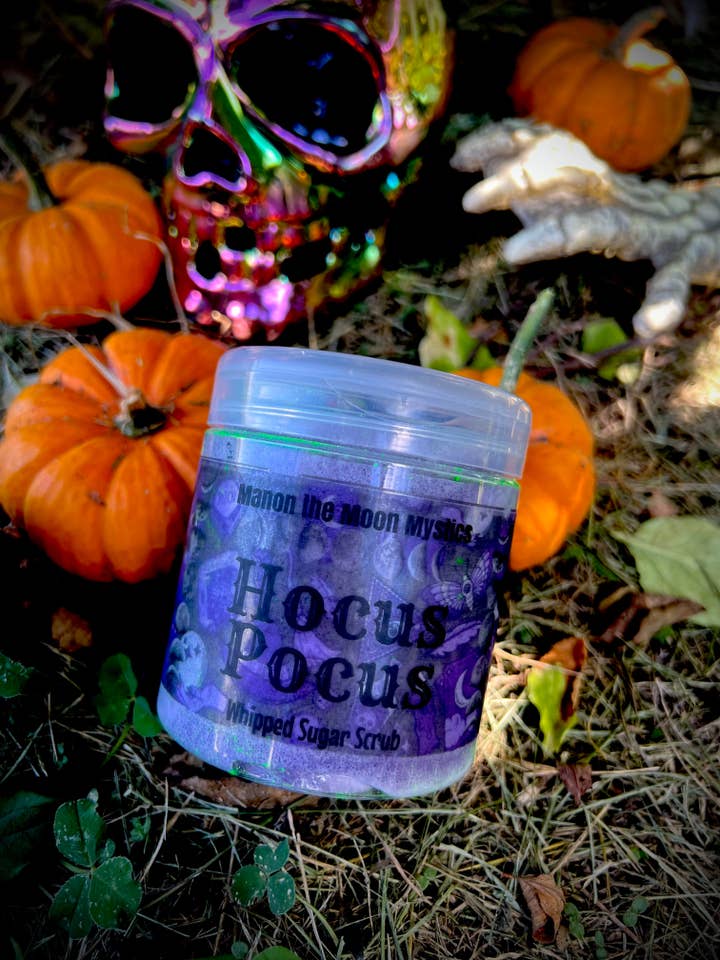 Hocus Pocus Whipped Sugar Scrub for wholesale by Man on the Moon Mystics