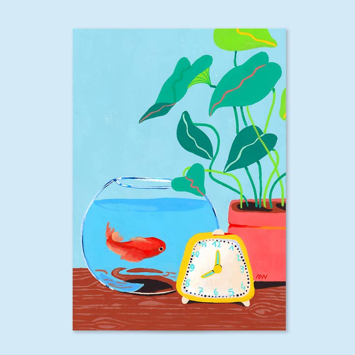 Kunsttryk - Fiskeskål for engroshandel hos Hello couleur