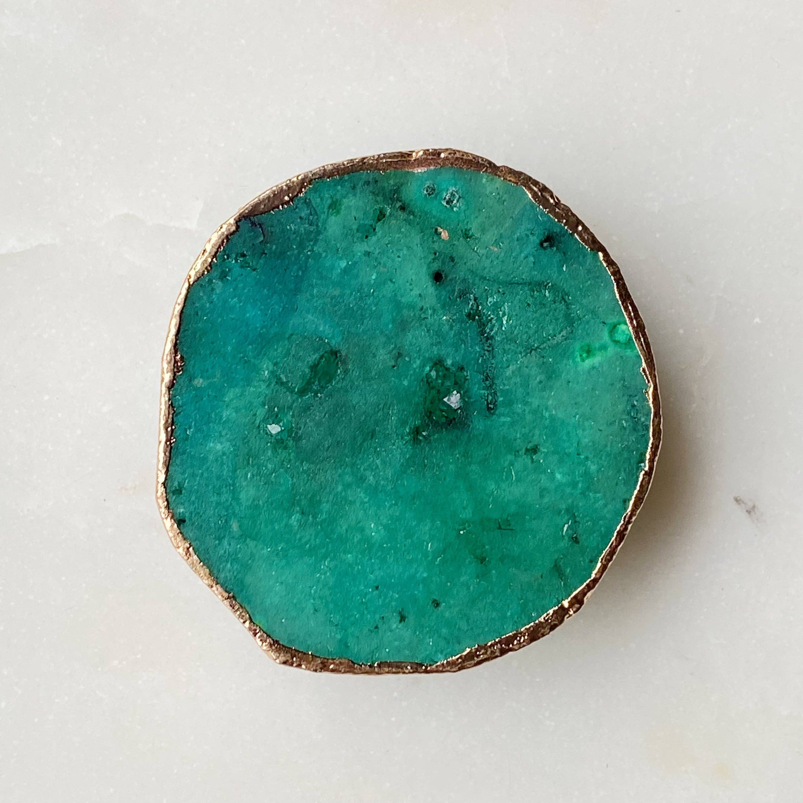 Ellison+Young - Wholesale Phone Grip - Golden Edge Natural Stone Phone Grip5