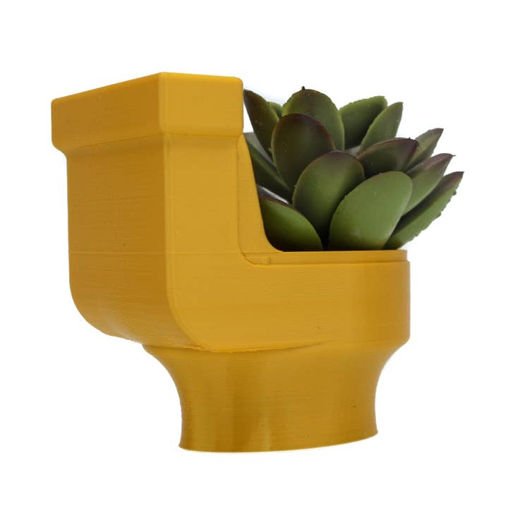 Clever Contraptions - Wholesale Plant Pot - Toilet Succulent Planter | The Pot Pot | The Golden Throne