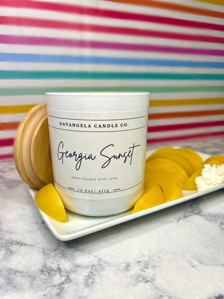 Coucher de soleil en Géorgie pour la vente par Davangela Candle Co.