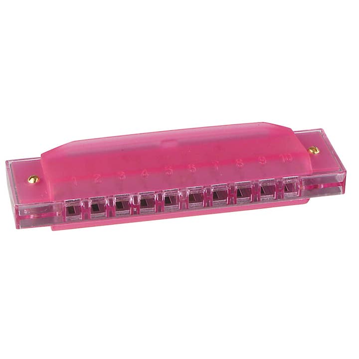 Toysmith - Wholesale Musical Toy - Kids & Baby - 4" Translucent Harmonica, Assorted Colors