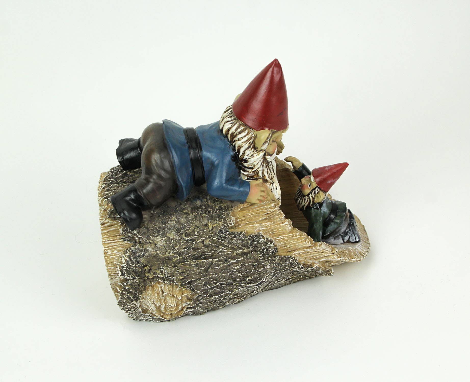 Zeckos – Großhandel Gartendeko/-schmuck – Gartenzwerg Fallrohrabdeckung aus Kunstharz, Regenrinne, Ablaufauslauf1