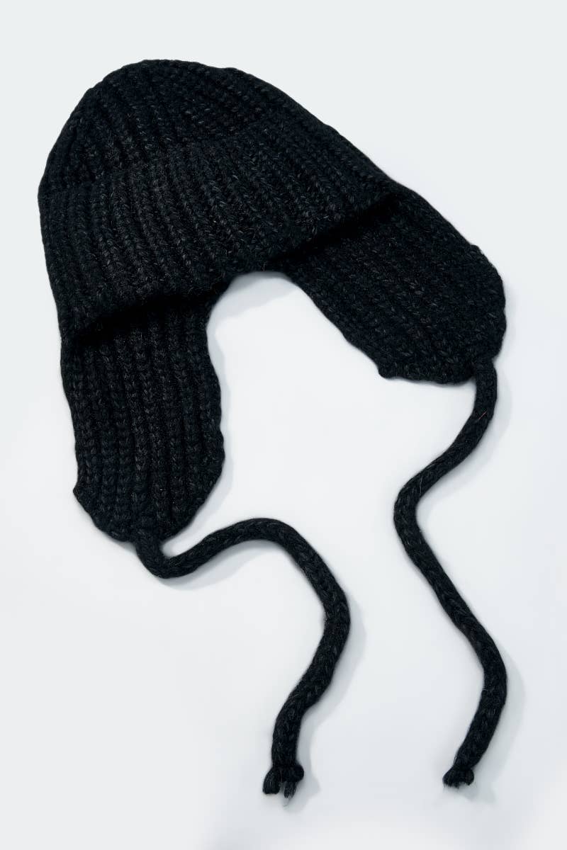 BYREN | ÉLINE L'ATELIER - Wholesale Beanie - Women's - Wool Earflap Beanie MJ205SD1