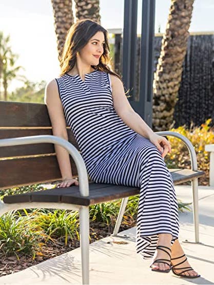 SUMONA Women Long Slit Maxi Dress Bodycon for Summer Spring Party Beach Vacation for wholesale by Different Touch