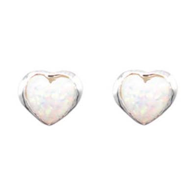 St Heart Opal ER White for wholesale by Fabienne