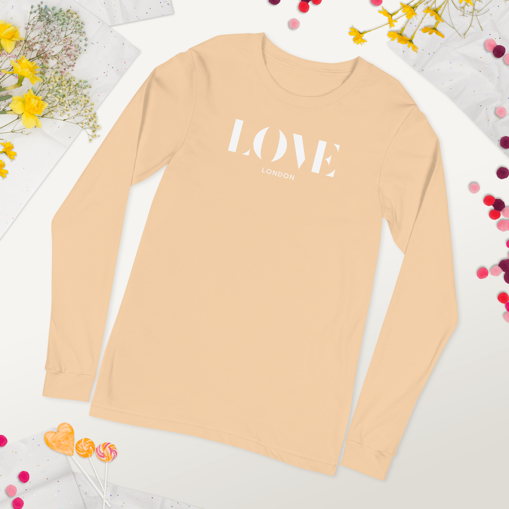 Jolly & Goode - Wholesale Screen Printed T-Shirt - Women's - Love London Long Sleeve Shirt13