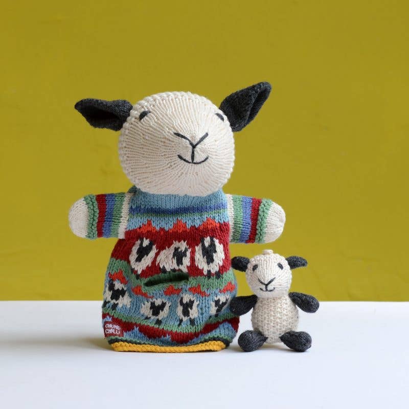 ChunkiChilli - Vente Marionnette – enfant et bébé - Marionnettes de poche tricotées à la main en coton biologique4