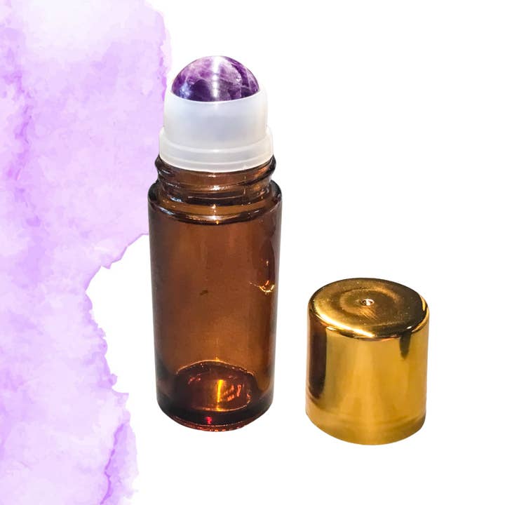 50ml Amber Glass Roller Bottle with Amethyst Rollerball and other Purchase Wholesale custom perfume bottles. Free Returns & Net 60 Terms on Faire trending on Faire.