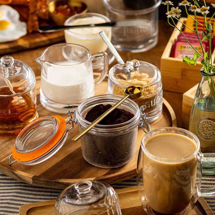 TableCraft Products Company - Vente Ustensile/gadget de cuisine - Cuillère à café à long manche dorée, lot de 26