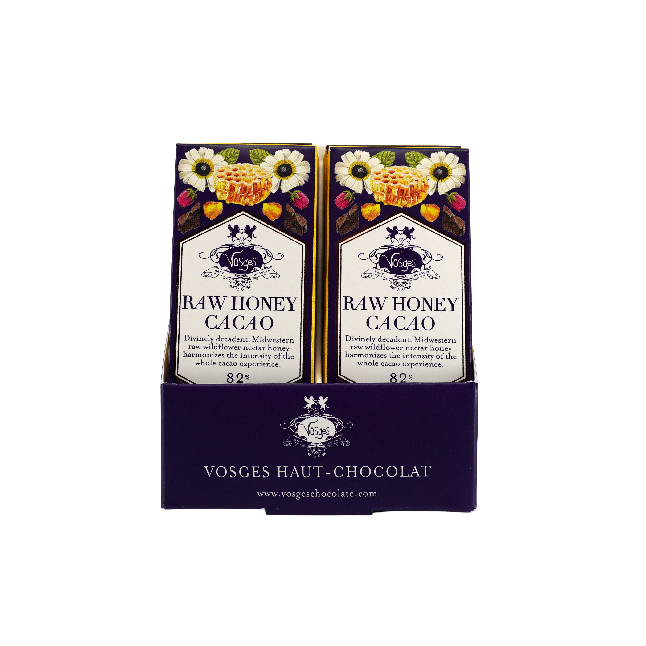 Vosges Haut-Chocolat - Vente Barre chocolatée - Mini barre de chocolat super noir au miel cru - Gourmet2