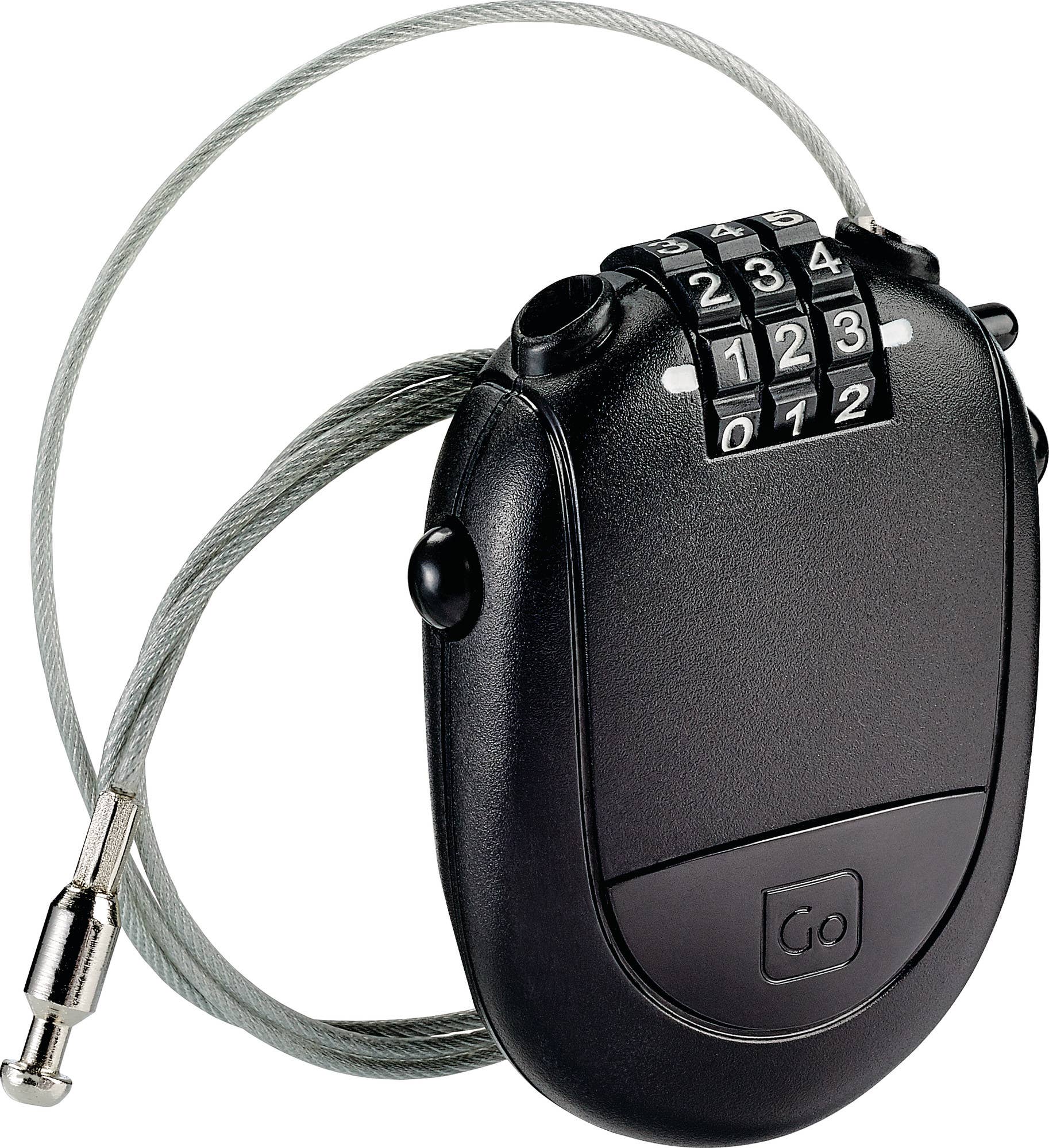 Go Travel - Wholesale Luggage Lock - Go Travel Retractable Cable Padlock0