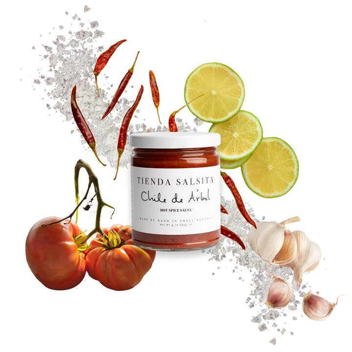 Kryddig Chile de Árbol Salsa | Het Gourmet Stenmalen Salsa för wholesale av Tienda Salsita