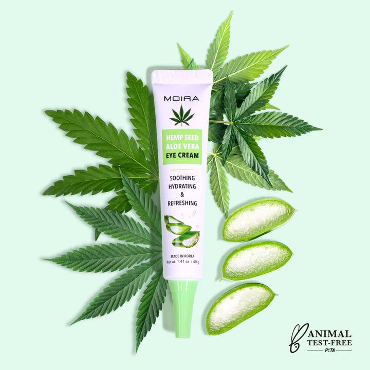 Hemp Seed Aloe Vera Eye Cream for wholesale by Moira Cosmetics