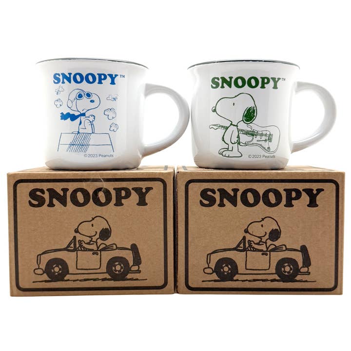 Peanuts Snoopy Jetset Mugs -2PC Set and other Purchase Wholesale magpie snoopy. Free Returns & Net 60 Terms on Faire trending on Faire.