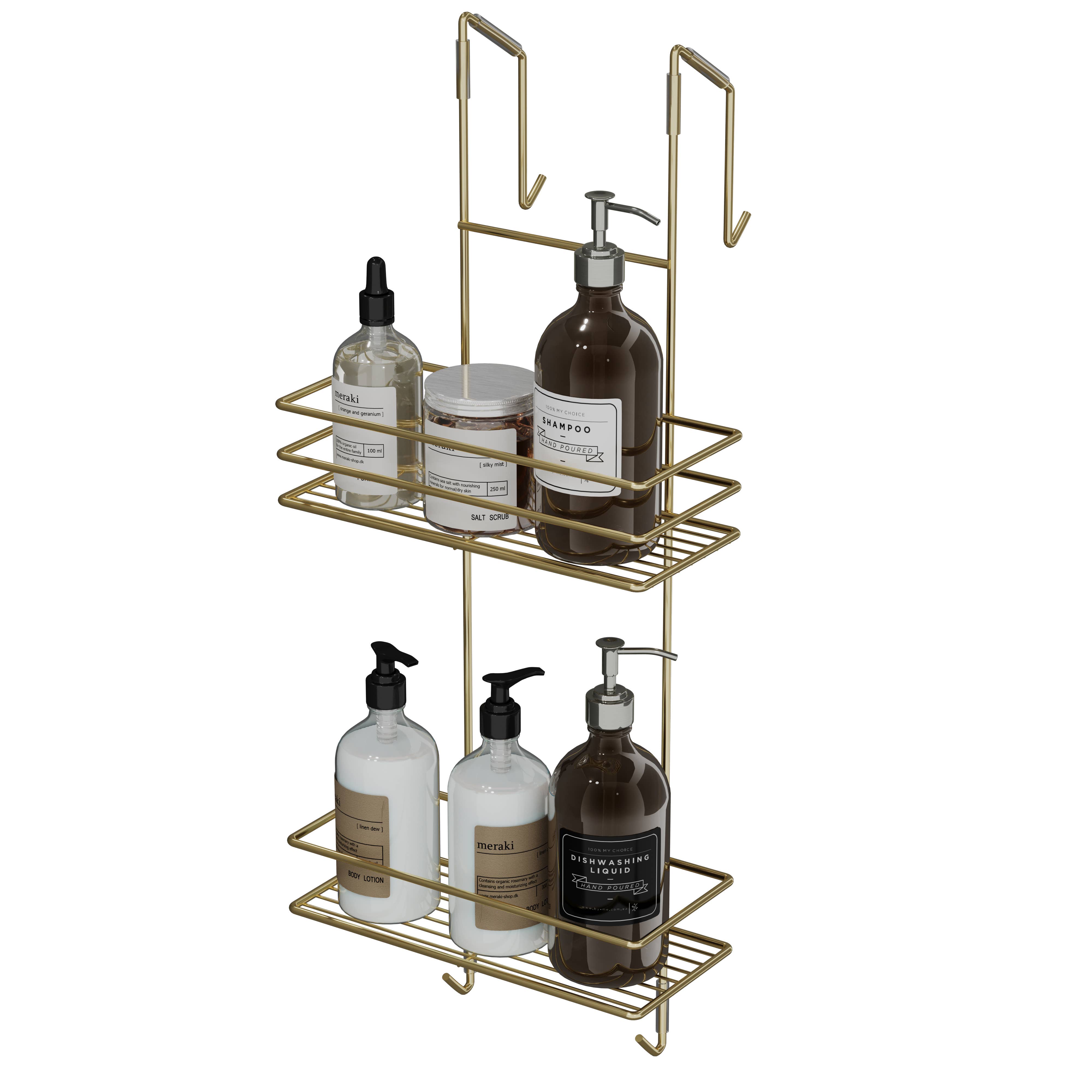 UMWCrafts – wholesale Free-standing shelf – Bathroom Shelf For A Shower Cabin, 2-Tier7