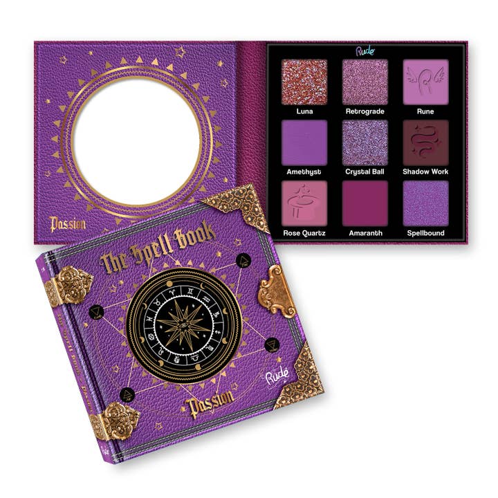 Rude Cosmetics - Wholesale Eyeshadow Palette - The Spell Book Smooth and Blendable Eyeshadow Palette2